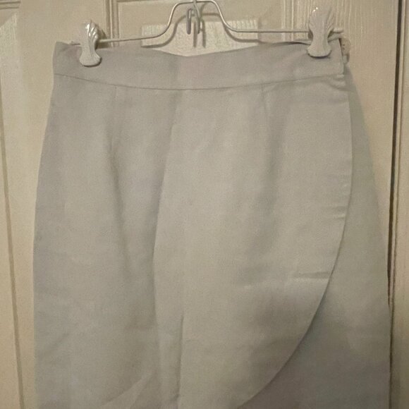 Vintage Benetton wrap skirt cream colour Ladies small - Picture 1 of 5